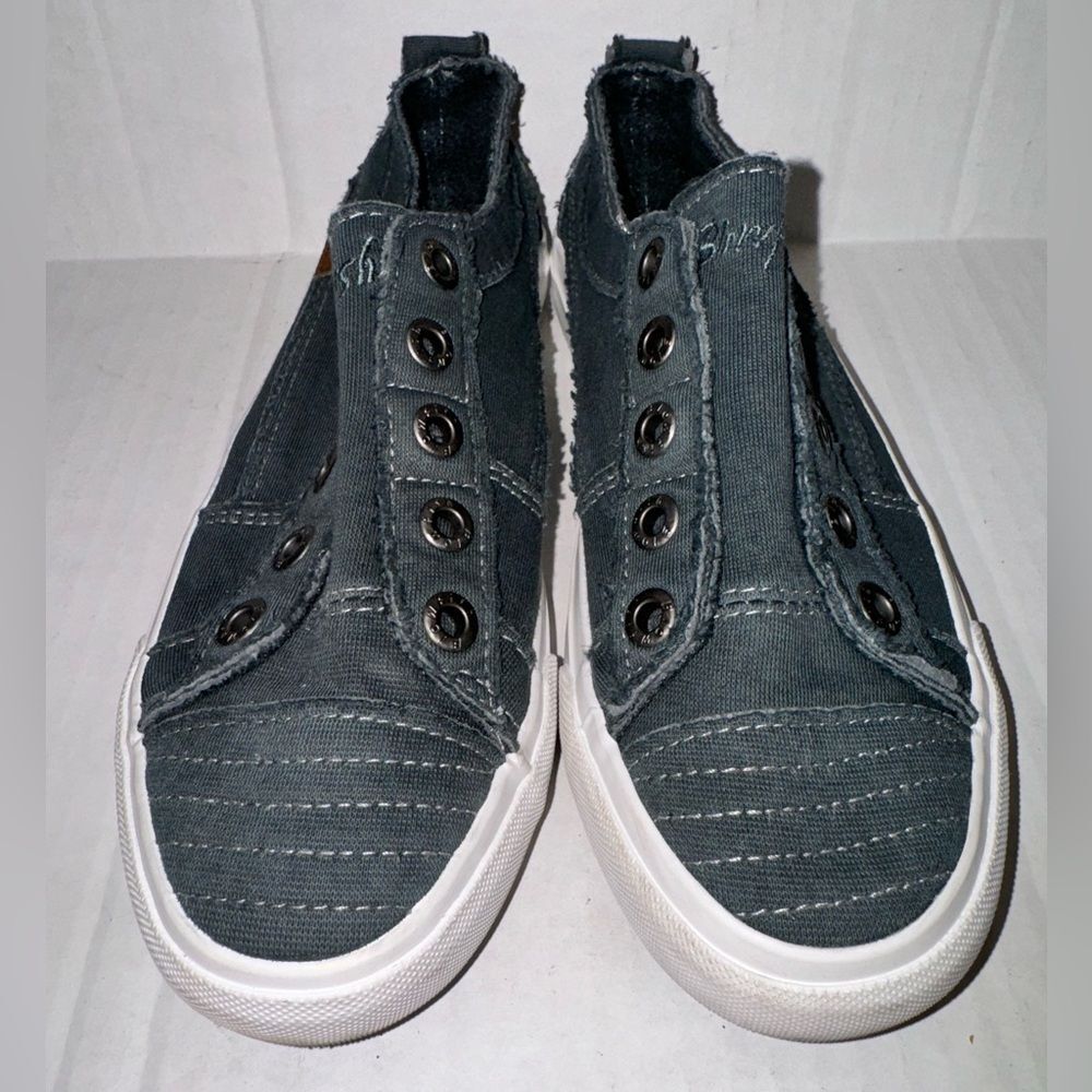 Blowfish Malibu Fashion Sneaker Play Slip On Desert Iron Color Washed Jersey 7